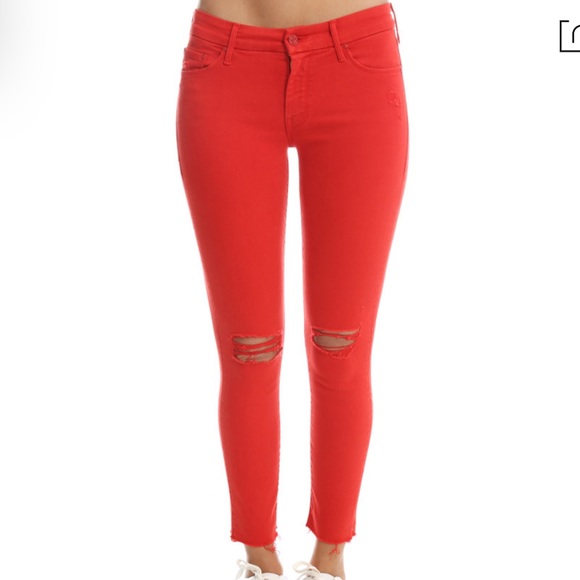 MOTHER, The Looker Ankle Fray Blow by Blow jean - Picture 8 of 10